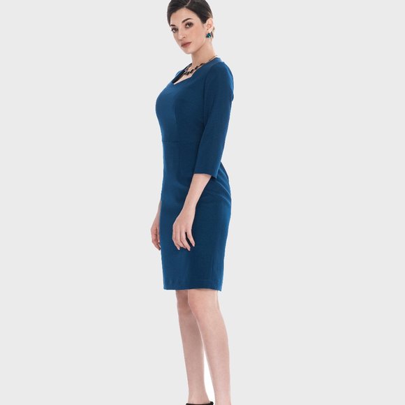 Alantino midi dress for woman. Suitable for office or formal wear. - Picture 8 of 9